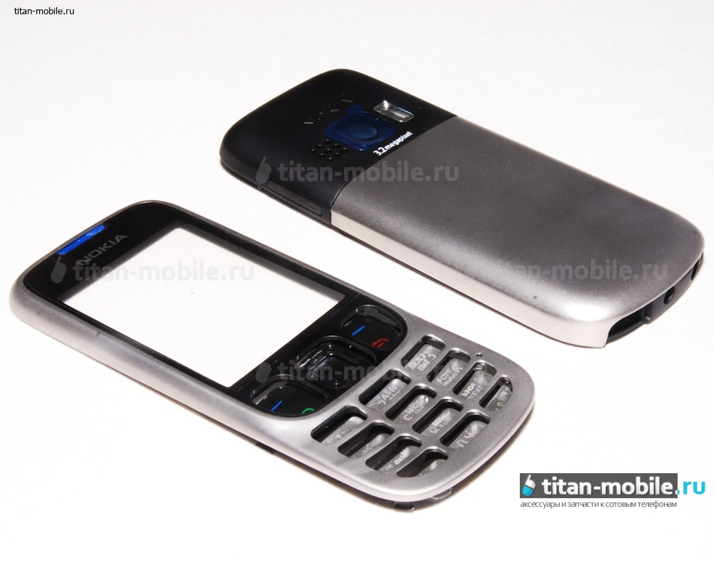 Корпус Nokia 6303 (серебристый) в Титан-мобайл