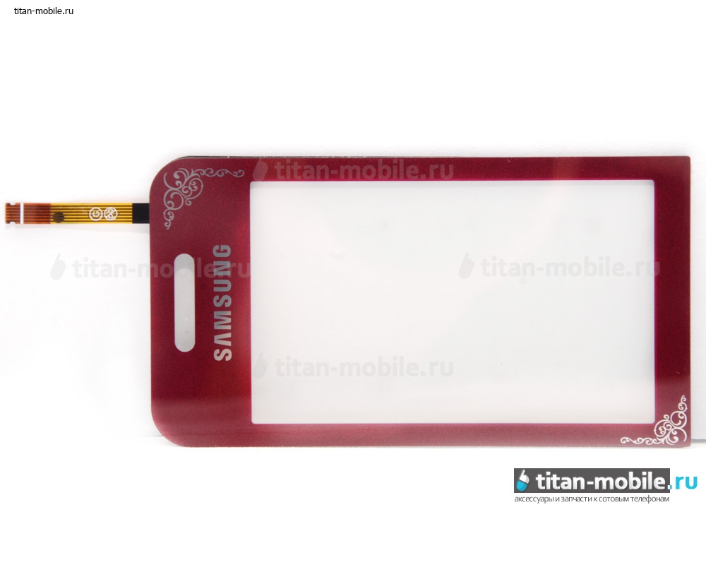 Тач скрин (touch screen) Samsung S5230 RED LaFleur copy orig в Титан-мобайл