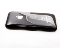 Задняя крышка для iPhone 3G 16GB в сборе с хром. рамкой + разъем заряд + разъем гарнит + АКБ (черная)