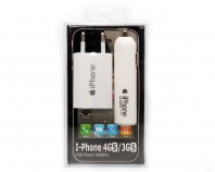 ЗУ iPhone копия orig 4G/3G/3GS 3в1 АЗУ+СЗУ+ Дата кабель в пластиковом боксе