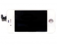 Дисплей (LCD) Apple Iphone 4G FULL COMPLETE + TOUCH SCREEN (белый) AAA