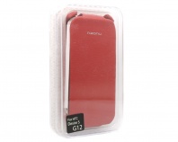 Genuine Leather Case for G12 Desire S red