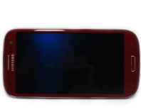 Дисплей (LCD) Samsung i9300 Galaxy S 3 + тачскрин red