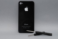 Задняя крышка АКБ IPhone 4G Black Original с подсветкой яблока