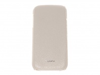 Genuine Leather Case for i9500 Galaxy S4 white