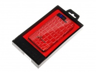 Guess Hard Case with Horizontal Flap Case for iPhone 5G/5S Croco - Red (3700740308950)