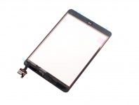 Тач скрин (touch screen) для iPad mini/iPad mini 2 (черный) + кнопкка home + connector + датчик Model A1432/A1454/A1455