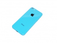 Задняя крышка АКБ IPhone 5C голубая
