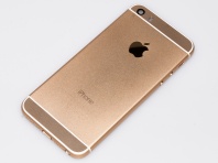 Задняя крышка АКБ back cover IPhone 5S to 6G Gold