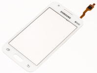 Тач скрин (touch screen) Samsung G318 white TW