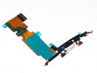 Шлейф (Flat Cable) iPhone 8G Plus white (разъем зарядки) orig