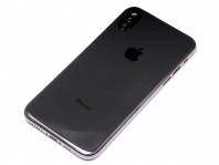 Задняя крышка iPhone XS (крышка на Айфон XS) чёрная Original