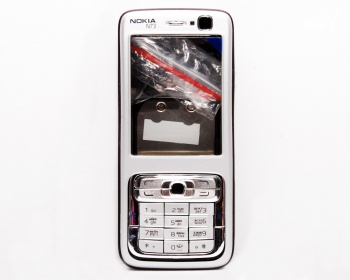 Корпус Nokia N73 silver