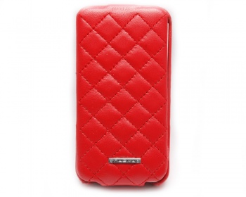 Genuine Leather Case for iPhone 4/4S red (only)