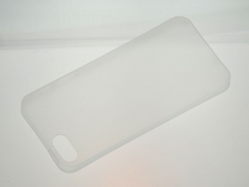 Ультратонкий чехол для IPhone 5G (пластик) белый