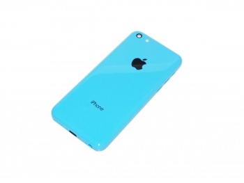 Задняя крышка АКБ IPhone 5C голубая