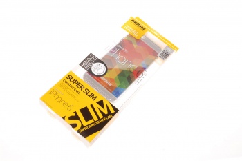 Ультратонкий силиконовый чехол Remax для iPone 6i Super Slim притонированый
