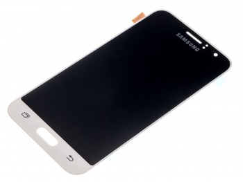Дисплей (LCD) Samsung Galaxy J1/J120 (2016) + тачскрин white
