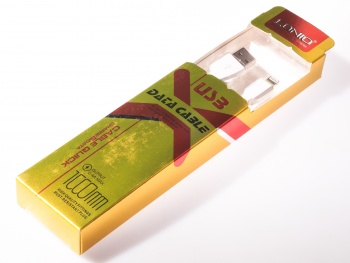 USB дата-кабель LDINIO LS07 Lighting iPhone 5/6/7/8/X 1m Green