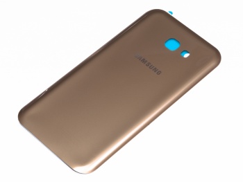 Задняя крышка АКБ Samsung A720/A7 (2017) gold